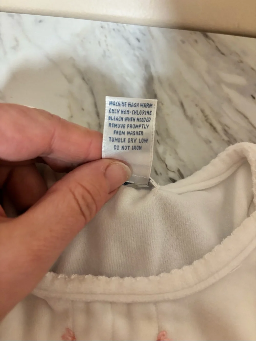 Ralph Lauren Pink and White Infant Sleeper Rompers